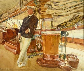 commodore-sears-aboard-the-yacht-constellation-1924